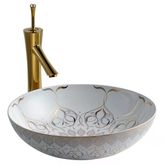 E-7032 Tezgah Üstü Lavabo Altın