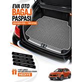 E-BİZ E-Biz Fiat Egea Cross (2020-2026) 3D Havuzlu Eva Bagaj Havuzu Paspası - Açık Gri