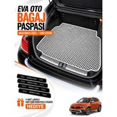 E-BİZ E-Biz Fiat Egea Cross (2020-2026) 3D Havuzlu Eva Bagaj Havuzu Paspası - Beyaz