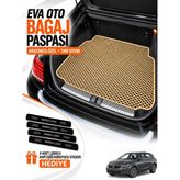 E-BİZ E-Biz Fiat Egea Hatchback (2017-2025) 3D Havuzlu Eva Bagaj Havuzu Paspası - Bej