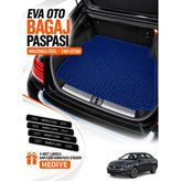 E-BİZ E-Biz Fiat Egea Sedan (2015-2025) 3D Havuzlu Eva Bagaj Havuzu Paspası - Lacivert