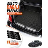 E-BİZ E-Biz Fiat Egea Sedan (2015-2025) 3D Havuzlu Eva Bagaj Havuzu Paspası - Siyah