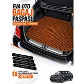E-BİZ E-Biz Fiat Egea Sedan (2015-2025) 3D Havuzlu Eva Bagaj Havuzu Paspası - Taba