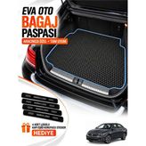 E-BİZ E-Biz Fiat Egea Sedan (2015-2025) 3D Havuzlu Eva Bagaj Havuzu Paspası - Turkuaz