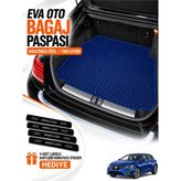 E-BİZ E-Biz Renault Megane 4-Hatchback (2016-2026) 3D Havuzlu Eva Bagaj Havuzu Paspası - Lacivert