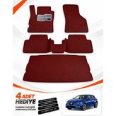 E-BİZ E-Biz Renault Megane 4-Hatchback (2016-2026) 3D Havuzlu Eva Paspas Seti + Bagaj Paspası - Bordo