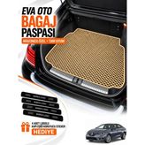 E-BİZ E-Biz Renault Megane 4-Sedan (2016-2026) 3D Havuzlu Eva Bagaj Havuzu Paspası - Bej