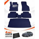 E-BİZ E-Biz Renault Megane 4-Sedan (2016-2026) 3D Havuzlu Eva Paspas Seti + Bagaj Paspası - Lacivert