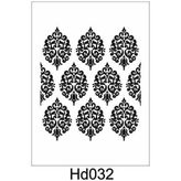 E Hobici HD-032 Duvar Dekor Stencil Şablon 40 x 40 cm