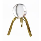 E-isata Modern Soyut Sanat Kristal Top Altın Demir Standı Oturma Odası Yatak Odası TV Dolabı El Sanatları Hediyeler Ofis Ev Dekoru (Kemer)