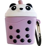 E2M Air-podss 1-2 Kılıf Bear Tea Mor