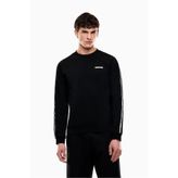 EA7 Erkek Bisiklet Yaka Sweatshirt Siyah