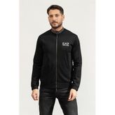 Ea7 Erkek Fermuarlı Sweatshirt,Sıyah M