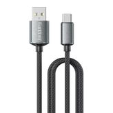 Earldom EC-200C 2M 3A USB to Type-C Siyah Hızlı Şarj Kablosu