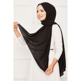 EBRUTESETTÜR Elegant Soft Krep Şal Serisi Siyah