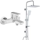 ECA Dalia Banyo Bataryası+T-MAY Banyo Çınar Tepe Duş Takımı Seti