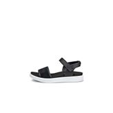 Ecco Soft Sandal Kadın Siyah Deri Sandalet