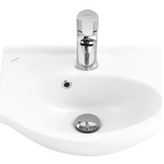 Ece Banyo Tek Parça 35 cm Delikli Lavabo Batarya