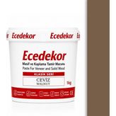 Ece Dekor Ceviz Ecedekor Ahşap Dolgu Macunu Kova (1000GR)