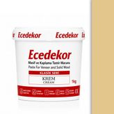 Ecex Krem Ecedekor Ahşap Dolgu Macunu Kova (1000gr)