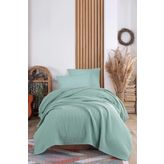 Ecocel Pike Örtü Tek Kişilik 160x230cm Karde Mint Yeşili