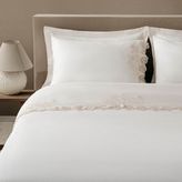 Ecocotton Amanda Battal Boy Nevresim Takımı Organik Pamuk Keten Dantelliı Krem 240X220CM
