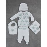 Ecocotton Borneo Mint 0-3 Ay Bebek Tulumu