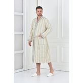 Ecocotton Laodikeia Krem Erkek Bornoz