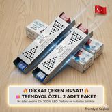 Econa 12V 300W -25A Ultra Slim LED Trafosu (2 Adet Fiyatıdır) - 1 m