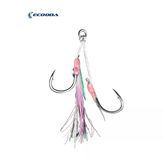 Ecooda Pink Style Light Jigging Double Hooks Assist İğne