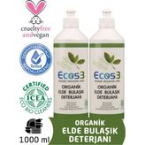 Ecos3 Organik Elde Bulaşık Deterjanı 2’li Set -2 x 500 ml