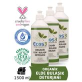 Ecos3 Organik Elde Bulaşık Deterjanı 500 Ml X 3lü Set