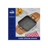 Eda Döküm Granit Kaplama 24 Cm Kare Sahan