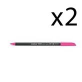 Edding 1200 Grafik Kalemi Fosforlu Pembe 2 Adet