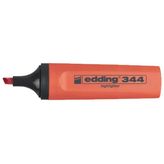 Edding 344 Kırmızı Nar Çiçeği 10 Adet Fosforlu Kalem