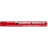 Edding E 2200 Kırmızı Permanent Markör Çizim Kalemi