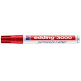 Edding E-3000 Kırmızı Permanent Markör Kalem