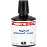 Edding E-T100 Permanent 100 ml Siyah Mürekkepli Markör Kalemi