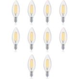 Edison 4W E14 Rustik LED Ampul, Sarı Işık, 10'lu Paket - Amber
