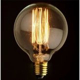 Edison Flemanlı Dekoratif Rustik Ampul 60 Watt E27 Duy, G120 Glop