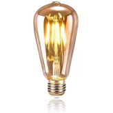 Edison ST64 40 Watt Dimmerli Flemanlı Dekoratif Rustik Ampul