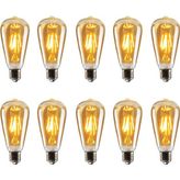 Edison ST64 Flamanlı Rustik Ampul