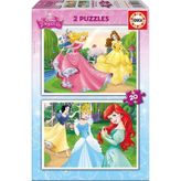Educa 16846 Disney Prensesler 2x20 Parça Puzzle