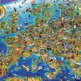 Educa 500 Parca Cilgin Avrupa Haritasi Puzzle