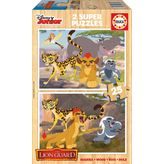 Educa Aslan Kral 2 X 25 Parça Ahşap Puzzle