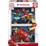 Educa Big Hero 6 2x100 Çocuk Puzzle