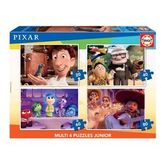 Educa Pixar Multi 4 20+40+60+80 Parça Puzzle