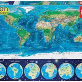 Educa Puzzle 1000 Parça 16760 World Map