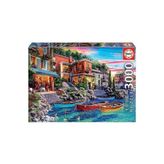 Educa Puzzle Educa-3000 Sunset In Como, N/a