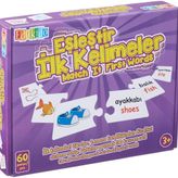Edukido İlk Kelimeler EDU-1015 Mukavva Puzzle